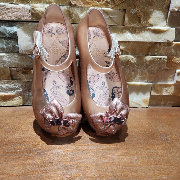 Mini Melissa Dora Disney Princess Mary Jane in Rose Gold size 10 - Picture 7 of 7